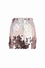 Bayley Paillette Mini Skirt - Pink Multi (Final Sale) Bayley Paillette Mini Skirt - Pink Multi (Final Sale)