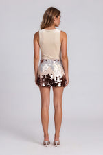Bayley Paillette Mini Skirt - Pink Multi (Final Sale) Bayley Paillette Mini Skirt - Pink Multi (Final Sale)