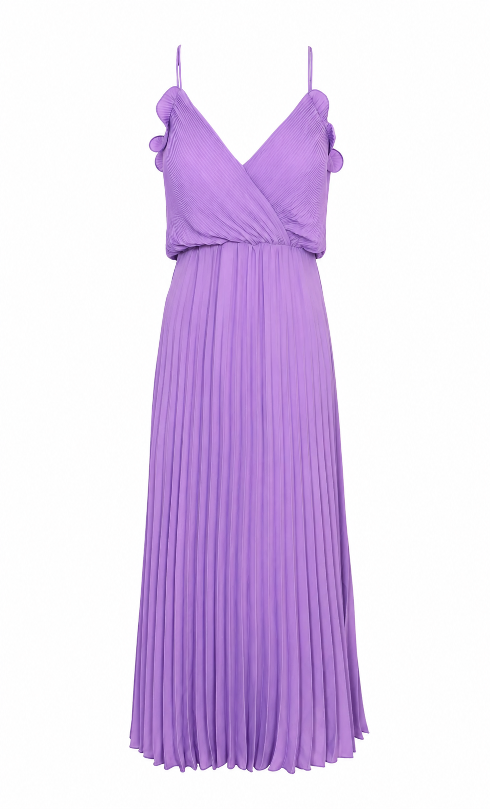 Eileen Pleaded Slip Midi Dress - Lavender (Final Sale) Eileen Pleaded Slip Midi Dress - Lavender (Final Sale)