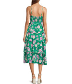 Inez Tiered Maxi Dress - Green Purple (Final Sale) Inez Tiered Maxi Dress - Green Purple (Final Sale)