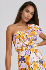Kylie One Shoulder Mini Dress - Multicolor (Final Sale) Kylie One Shoulder Mini Dress - Multicolor (Final Sale)