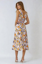 Pami Shoulder Tie Dress - Multicolor (Final Sale) Pami Shoulder Tie Dress - Multicolor (Final Sale)