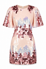 Verona Paillette Mini Dress - Pink Multi (Final Sale) Verona Paillette Mini Dress - Pink Multi (Final Sale)
