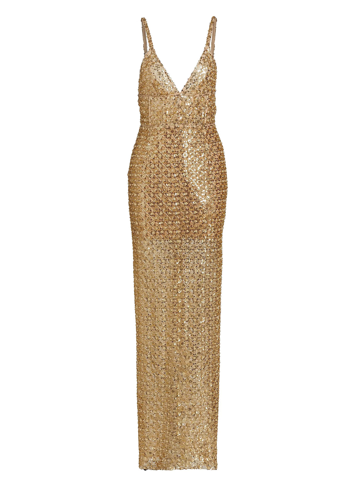 Allegra Sequin Maxi Dress - Gold (Final Sale) Allegra Sequin Maxi Dress - Gold (Final Sale)