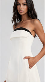 Amanda Strapless Mini Dress - Orchid White Amanda Strapless Mini Dress - Orchid White