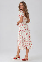 Gillian Midi Dress – Summer White Floral (Final Sale) Gillian Midi Dress – Summer White Floral (Final Sale)