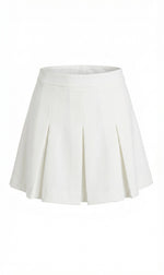Helenia Pleated Skort – Orchid White (Final Sale) Helenia Pleated Skort – Orchid White (Final Sale)