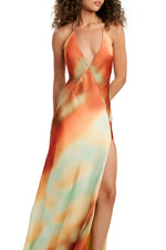 Lizbeth Halter Maxi Dress - Sunrise Lizbeth Halter Maxi Dress - Sunrise