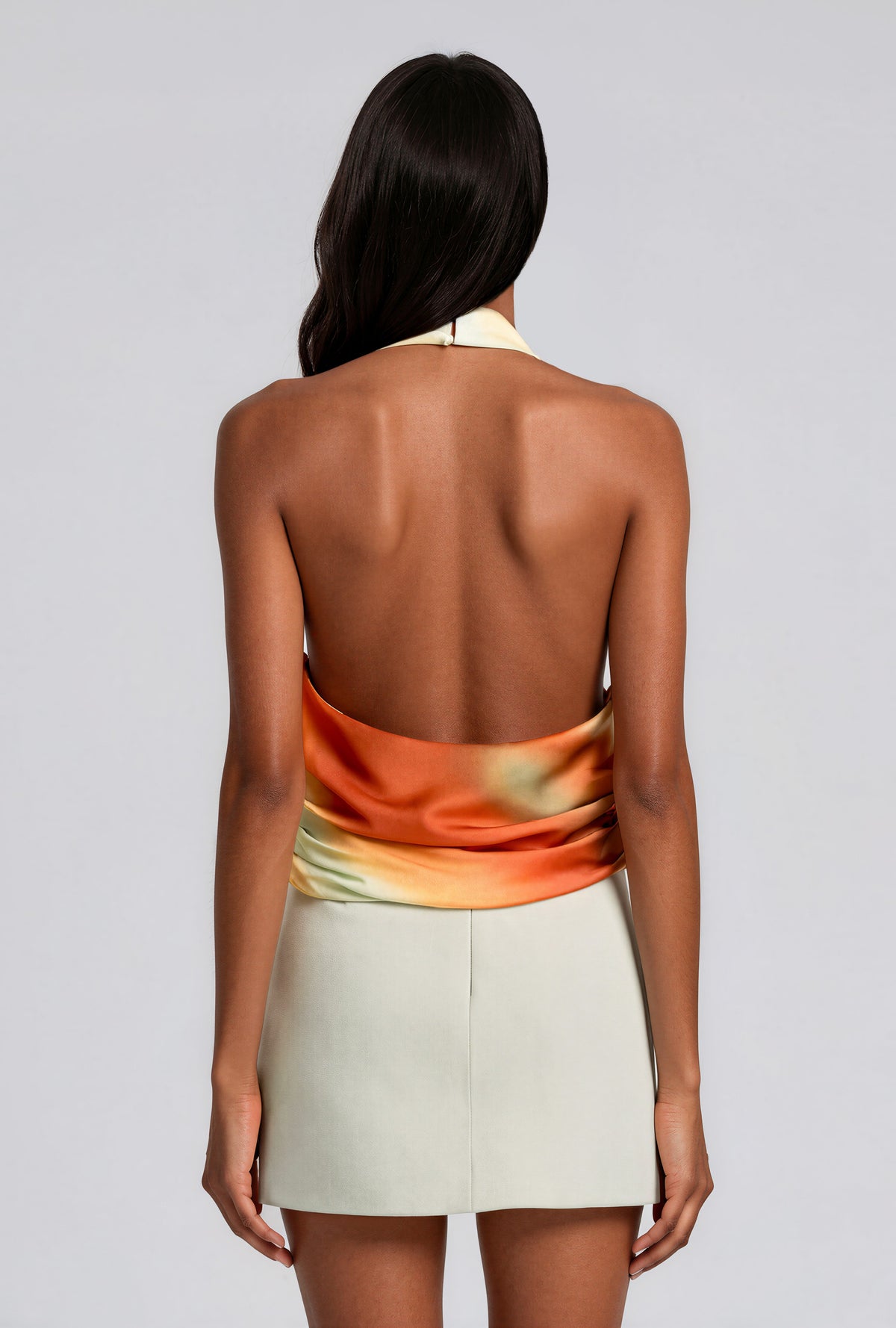 Monet Halter Cowl Neck Top - Sunrise Monet Halter Cowl Neck Top - Sunrise