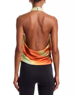 Monet Halter Cowl Neck Top - Sunrise Monet Halter Cowl Neck Top - Sunrise