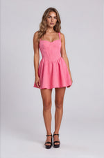 Nisa Corset Mini Dress - Bubblegum (Final Sale) Nisa Corset Mini Dress - Bubblegum (Final Sale)