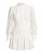 Remy Embroidered Mini Dress – Orchid White (Final Sale) Remy Embroidered Mini Dress – Orchid White (Final Sale)