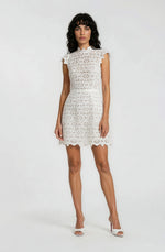 Rowen Hourglass Lace Dress – Orchid White (Final Sale) Rowen Hourglass Lace Dress – Orchid White (Final Sale)