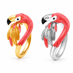 Statement Flamingo Rings Statement Flamingo Rings