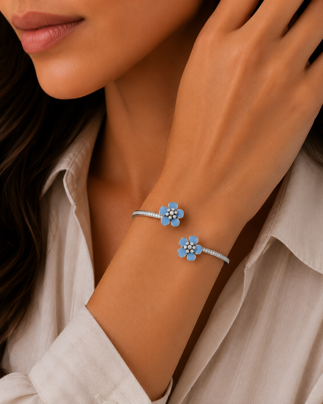 Belle Étoile Forget Me Not Bangle Belle Étoile Forget Me Not Bangle