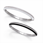 Belle Étoile Tenuto Black Enamel Bangle Belle Étoile Tenuto Black Enamel Bangle