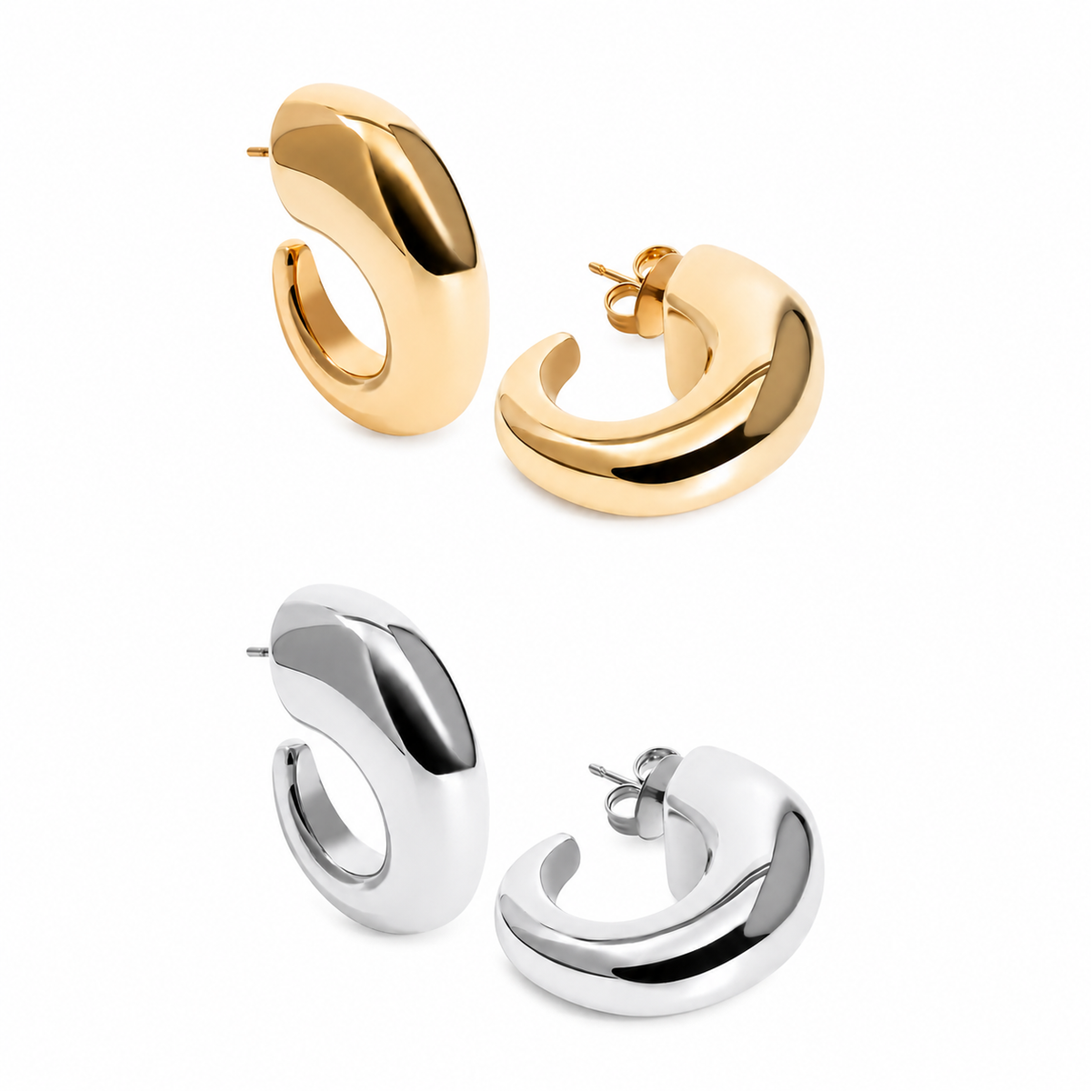 Camila Open Hoop Earrings Camila Open Hoop Earrings