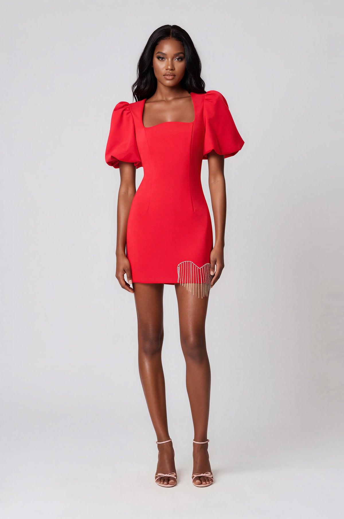 Cherie Mini Dress - Red (Final Sale) Cherie Mini Dress - Red (Final Sale)