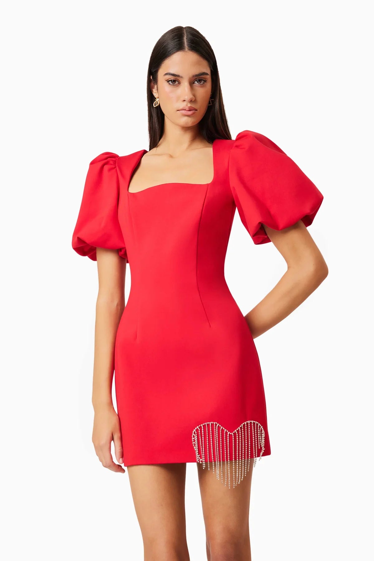 Cherie Mini Dress - Red (Final Sale) Cherie Mini Dress - Red (Final Sale)