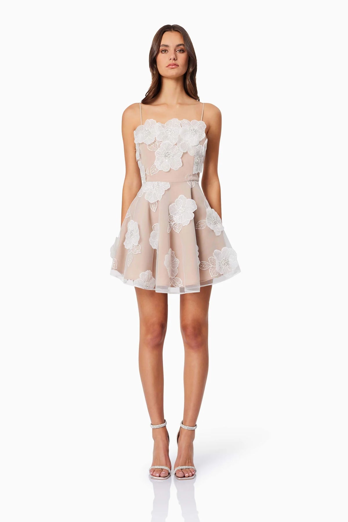 Dahlia Mini Dress - Ivory/Nude (Final Sale) Dahlia Mini Dress - Ivory/Nude (Final Sale)