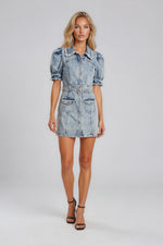 Giselle Denim Day Dress - Light Blue (Final Sale) Giselle Denim Day Dress - Light Blue (Final Sale)