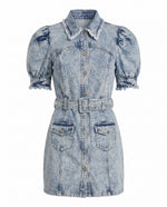 Giselle Denim Day Dress - Light Blue (Final Sale) Giselle Denim Day Dress - Light Blue (Final Sale)