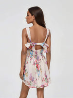August Mini Dress – White August Mini Dress – White
