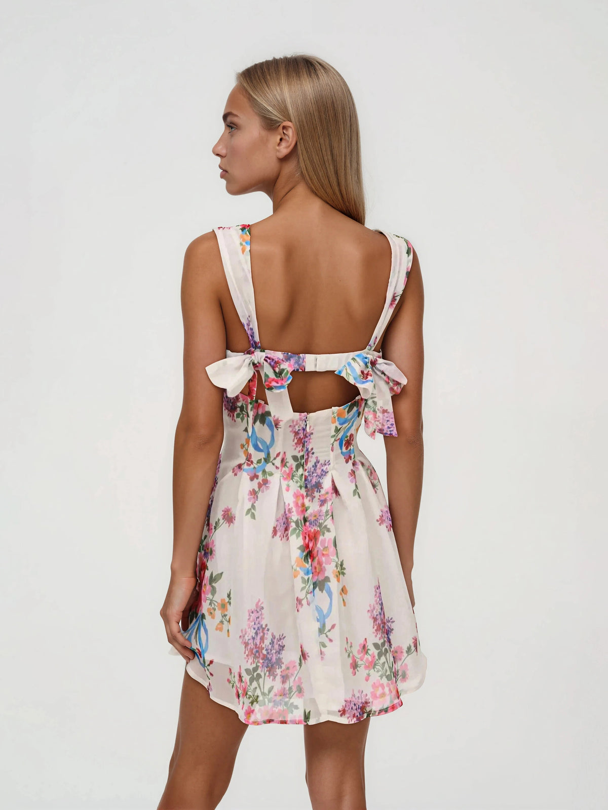 August Mini Dress – White August Mini Dress – White