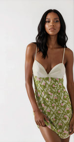 Bridget Beaded Mini Dress - Green Bridget Beaded Mini Dress - Green