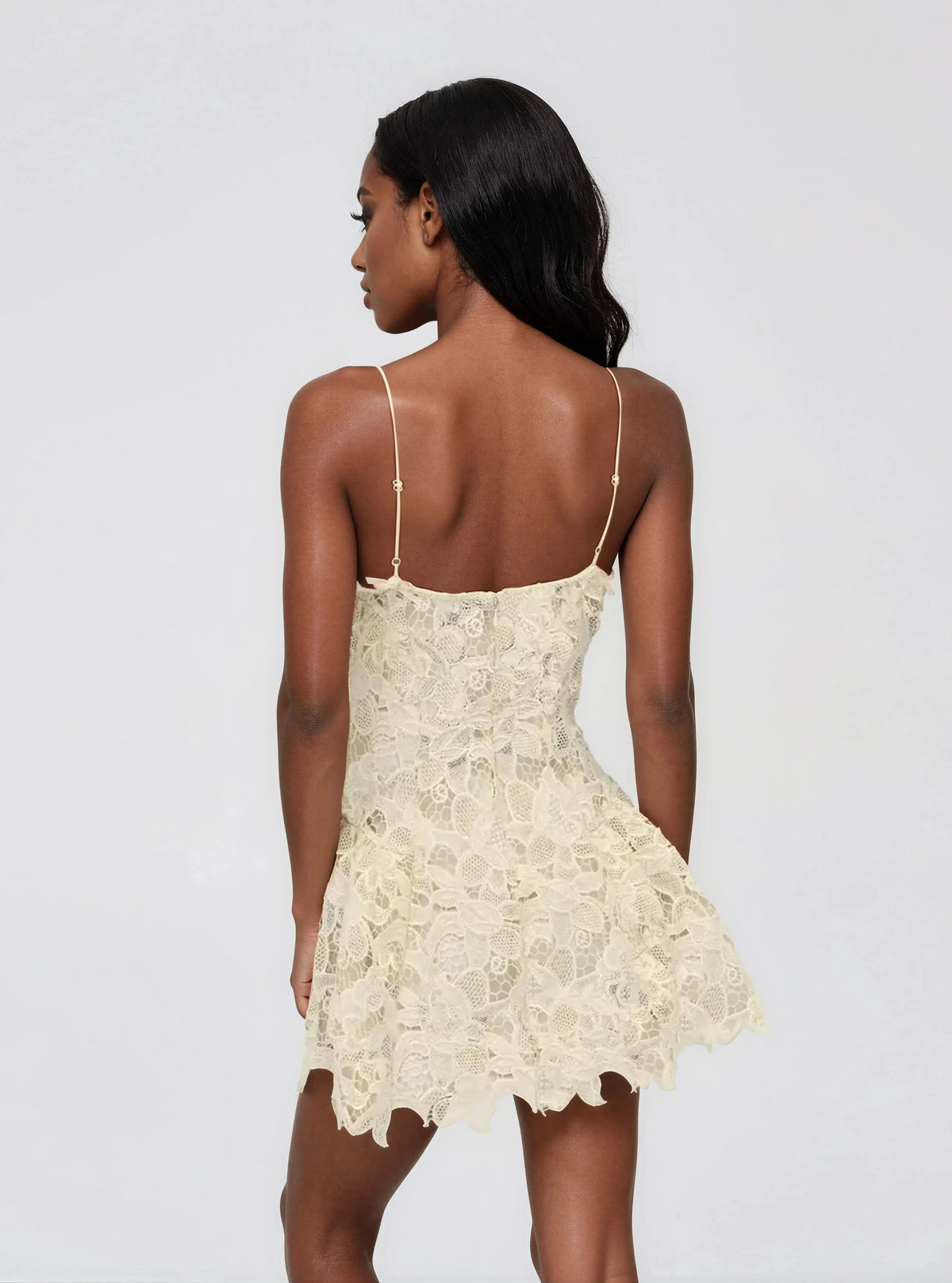Coco Lace Sleeveless Mini Dress - Cream Coco Lace Sleeveless Mini Dress - Cream