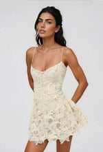 Coco Lace Sleeveless Mini Dress - Cream Coco Lace Sleeveless Mini Dress - Cream