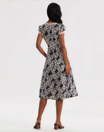 Cross Your Heart Midi Dress - Black Cross Your Heart Midi Dress - Black