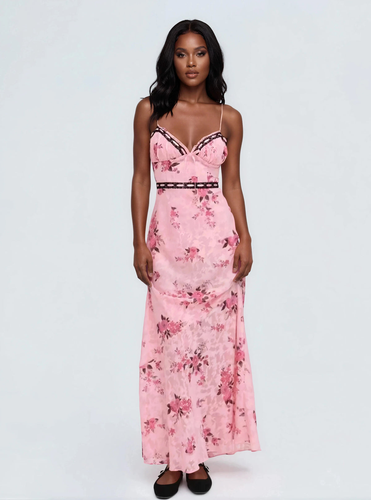 Guinevere Maxi Dress - Pink (Final Sale) Guinevere Maxi Dress - Pink (Final Sale)