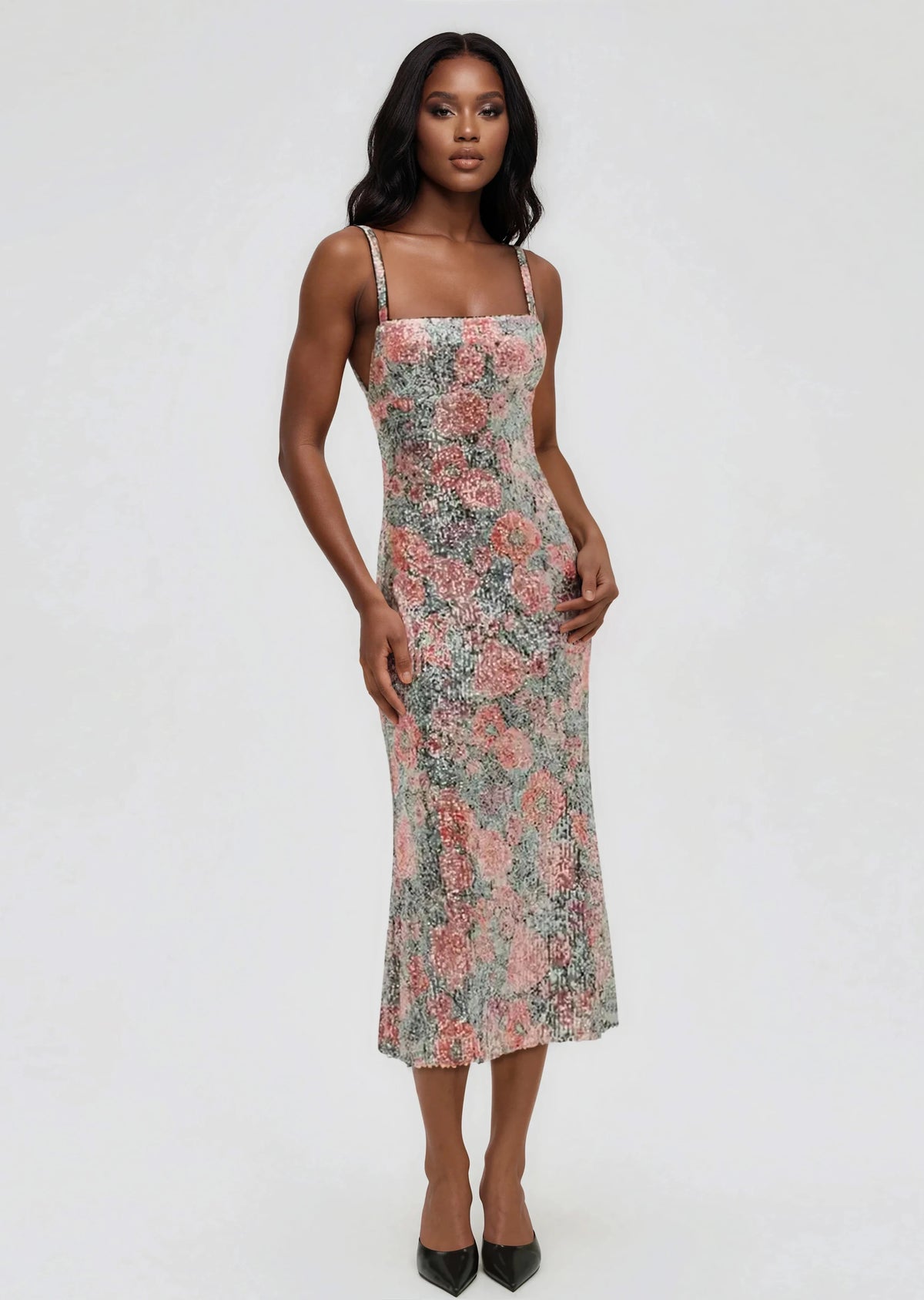 Ladonna Midi Dress - Multi Ladonna Midi Dress - Multi