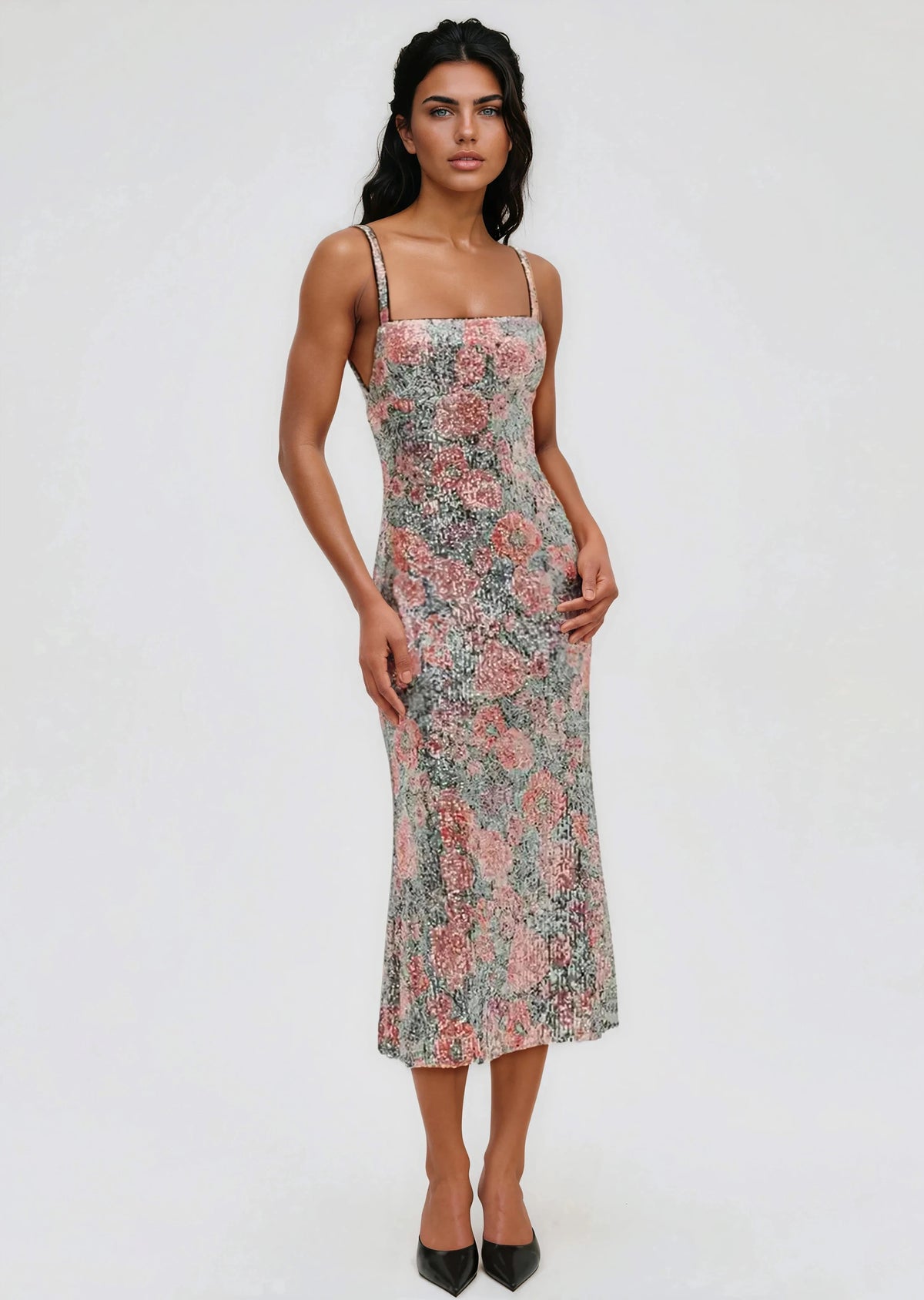 Ladonna Midi Dress - Multi Ladonna Midi Dress - Multi