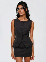 Shawna Vest - Black Shawna Vest - Black