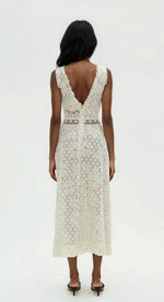 Snowflake Daisy Midi Dress - Cream Snowflake Daisy Midi Dress - Cream