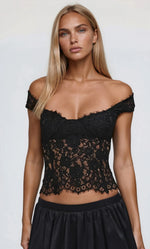 Waverly Lace Top - Black Waverly Lace Top - Black