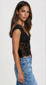 Waverly Lace Top - Black Waverly Lace Top - Black