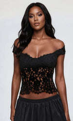 Waverly Lace Top - Black Waverly Lace Top - Black