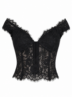 Waverly Lace Top - Black (Final Sale) Waverly Lace Top - Black (Final Sale)