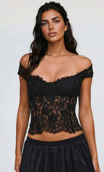 Waverly Lace Top - Black Waverly Lace Top - Black