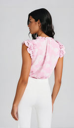 Sia Floral Blouse - Floral Bloom Pink White Sia Floral Blouse - Floral Bloom Pink White