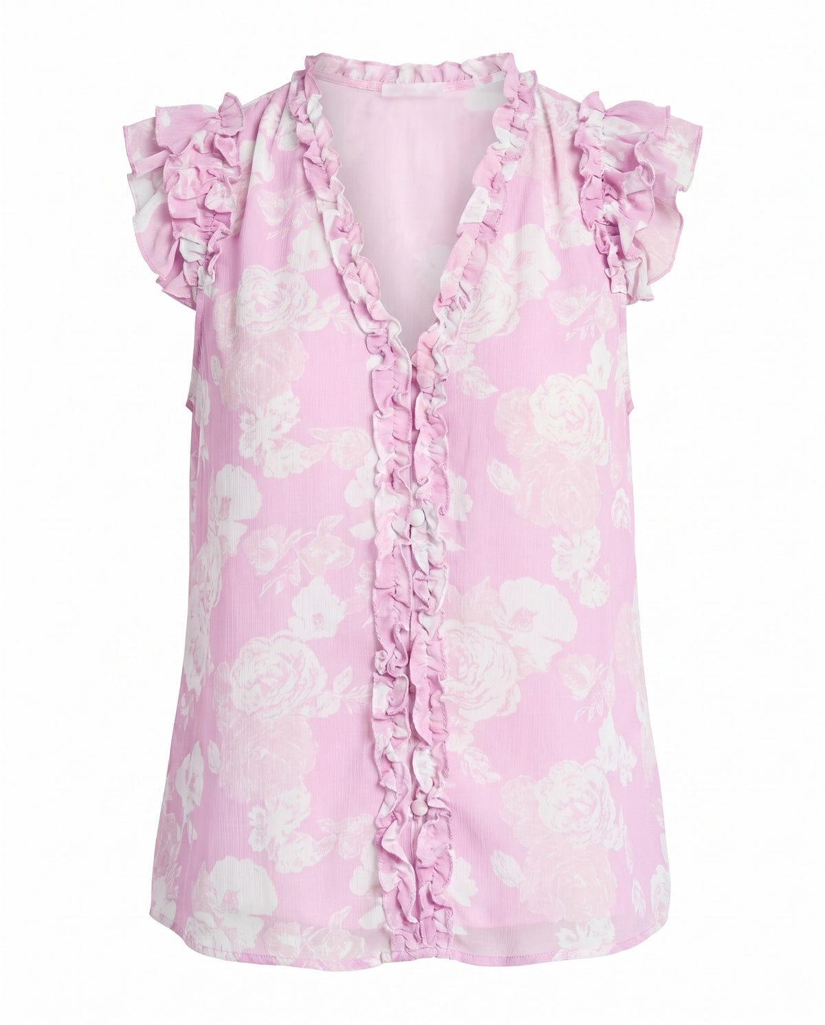 Sia Floral Blouse - Floral Bloom Pink White (Final Sale) Sia Floral Blouse - Floral Bloom Pink White (Final Sale)