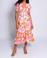 Danni Dress - Mixed Bouquet Floral (Final Sale) Danni Dress - Mixed Bouquet Floral (Final Sale)