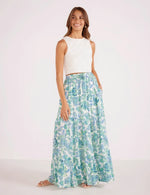 Alessia Floral Matching Set - Blue/Green Floral (Final Sale) Alessia Floral Matching Set - Blue/Green Floral (Final Sale)