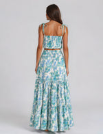 Alessia Floral Matching Set - Blue/Green Floral (Final Sale) Alessia Floral Matching Set - Blue/Green Floral (Final Sale)