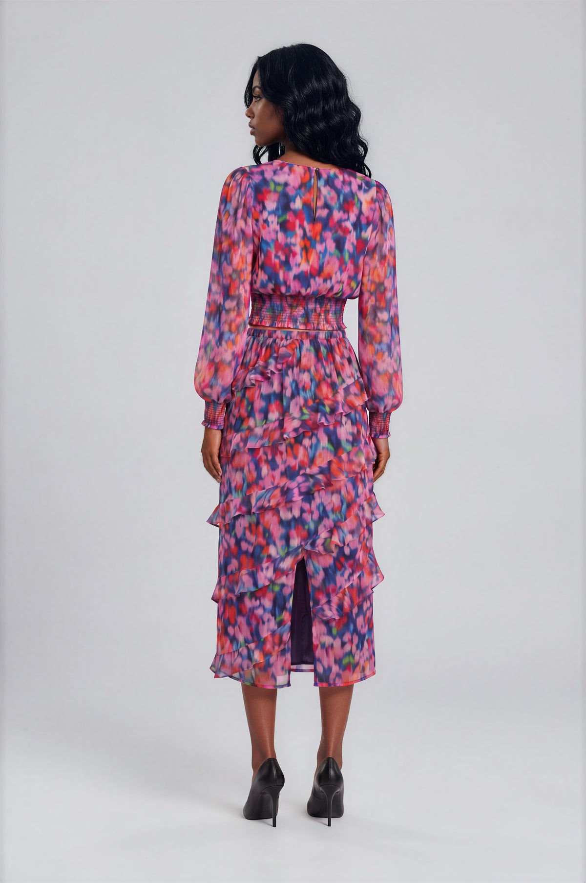 Calista Matching Set - Blurred Floral (Final Sale) Calista Matching Set - Blurred Floral (Final Sale)
