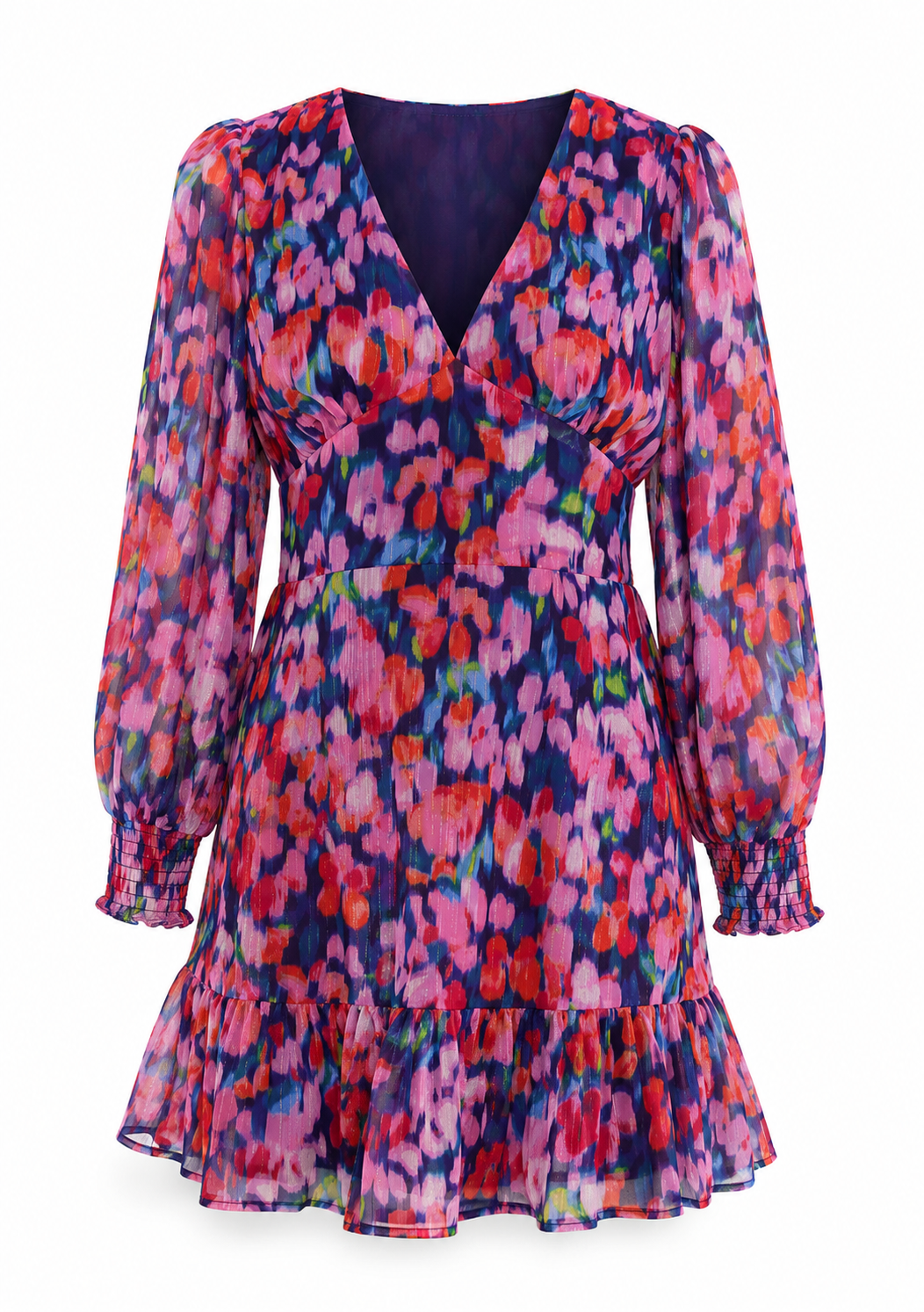 Calista Mini Dress - Blurred Floral (Final Sale) Calista Mini Dress - Blurred Floral (Final Sale)