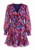 Calista Mini Dress - Blurred Floral (Final Sale) Calista Mini Dress - Blurred Floral (Final Sale)